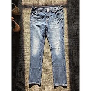Denim Supply‎ Co. Ralph Lauren Womens Blue Denim Jeans Distressed Casual 32x32